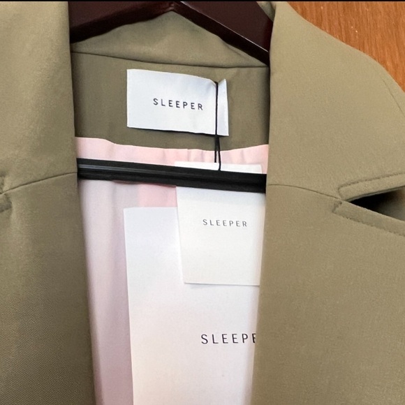 Sleeper Feather Blazer Girl With Pearl Button Jacket Sz S - Picture 5 of 8